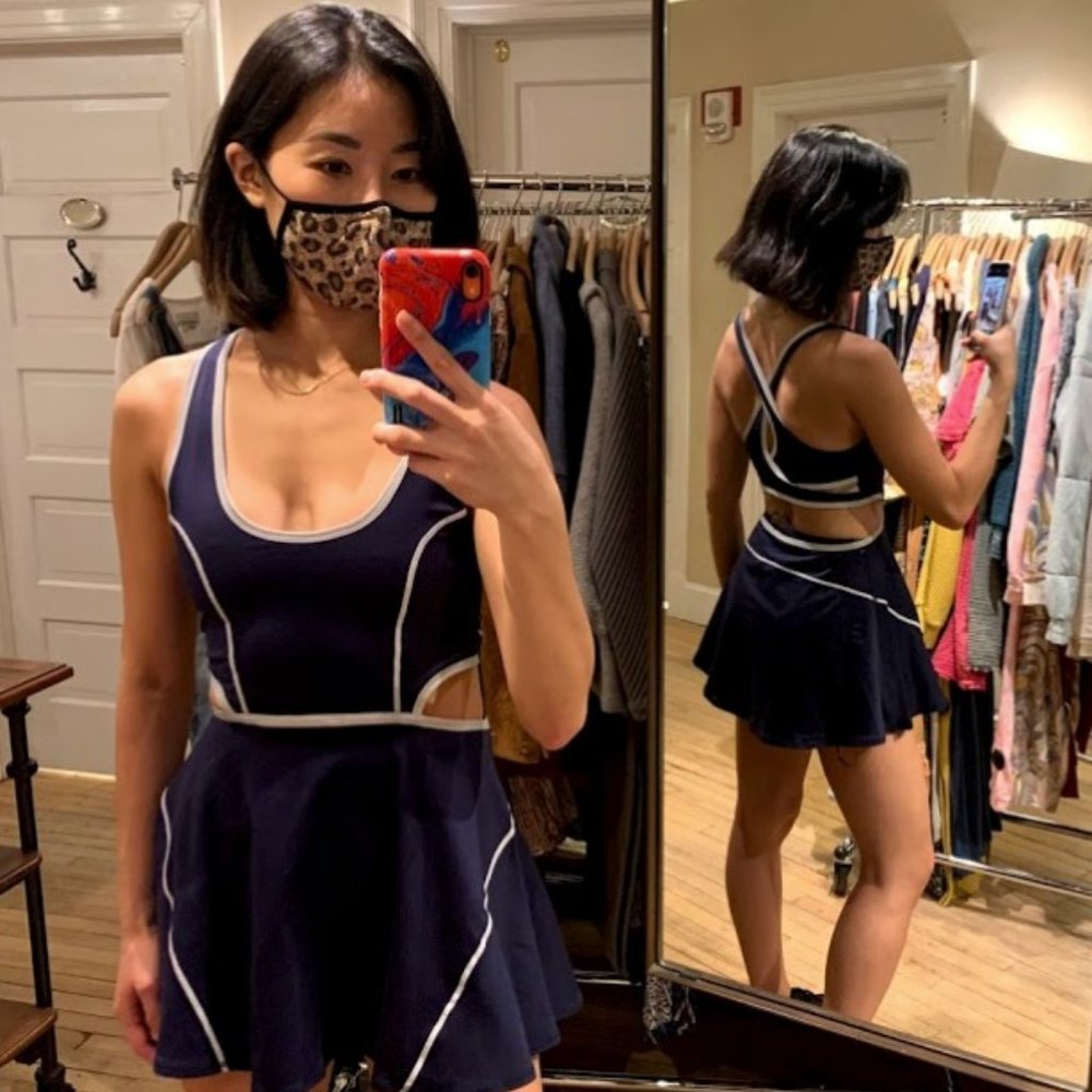 Free People Cutout Tennis Dress